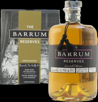Bouteille de spiritueux : Reserves de la marque Barrum
