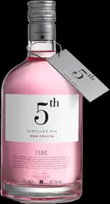 Bouteille de spiritueux : Red Fruits Fire de la marque 5th Gin