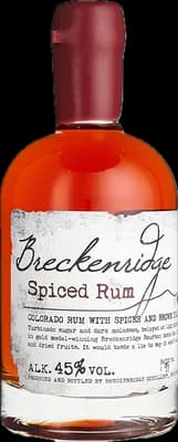 Bouteille de spiritueux : Spiced Rum de la marque Breckenridge