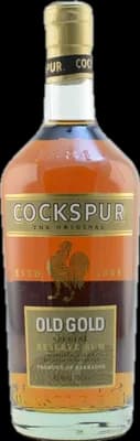 Bouteille de spiritueux : Cockspur Old Gold Rum de la marque West Indies
