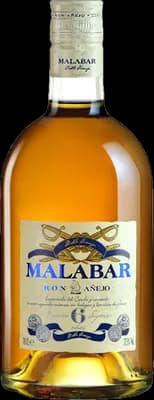 Bouteille de spiritueux : 6 ans Reserva Superior de la marque Malabar