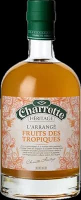 Bouteille de spiritueux : Héritage L'Arrangé Fruits des Tropiques de la marque Charrette
