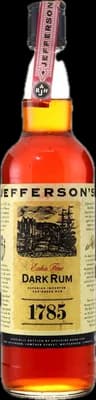 Bouteille de spiritueux : 1785 Extra Fine Dark Rum de la marque Jefferson's