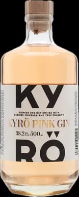 Bouteille de spiritueux : Pink Gin de la marque Kyrö