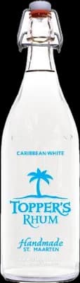 Bouteille de spiritueux : Caribbean White de la marque Topper’s