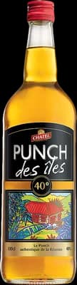 Bouteille de spiritueux : Punch des Îles de la marque Chatel