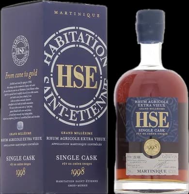 Bouteille de spiritueux : HSE Single Cask de la marque Distillerie du Simon