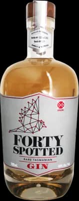 Bouteille de spiritueux : Spring Gin de la marque Forty Spotted 