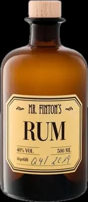 Bouteille de spiritueux : Rum de la marque Mr. Finton's