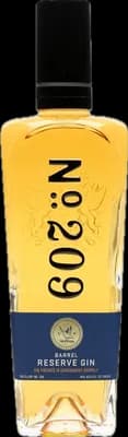 Bouteille de spiritueux : Chardonnay Barrel Reserve Gin de la marque No.209