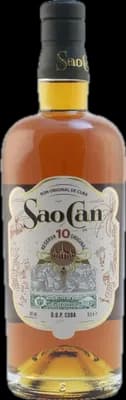 Bouteille de spiritueux : Ron Sao Can Reserva 10 Anniversario de la marque Cuba Ron S.A.