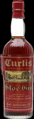 Bouteille de spiritueux : Sloe Gin de la marque Curtis 