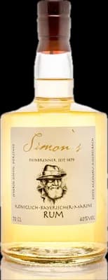 Bouteille de spiritueux : Königlich-Bayerischer Marine-Rum de la marque Simon's