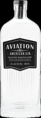 Bouteille de spiritueux : Gin de la marque Aviation