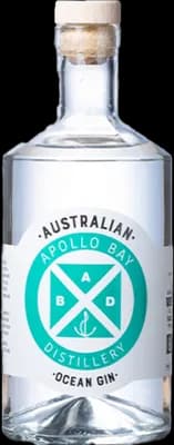 Bouteille de spiritueux : Australian Ocean Gin de la marque Apollo Bay Distillery