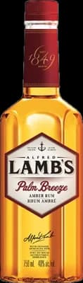 Bouteille de spiritueux : Palm Breeze - Amber Rum de la marque Alfred Lamb's