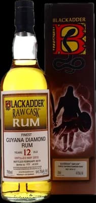Bouteille de spiritueux : Raw Cask Rum de la marque Diamond