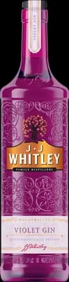 Bouteille de spiritueux : Violet Gin de la marque JJ Whitley