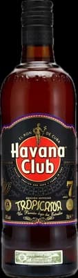 Bouteille de spiritueux : 7 Años Tropicana (Cabaret 80th Anniversary) de la marque Havana Club