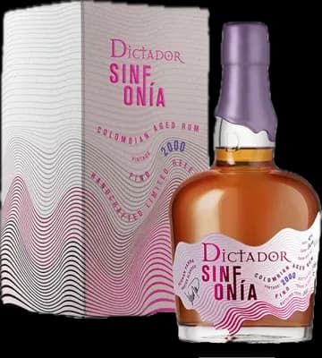 Bouteille de spiritueux : Sinfonia Borbon 2000 de la marque Dictador