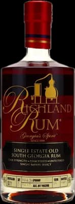 Bouteille de spiritueux : Single Estate Old South Georgia Rum (Romhatten Cask #2) de la marque Richland Rum