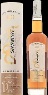 Bouteille de spiritueux : Millésime 2008 de la marque Savanna