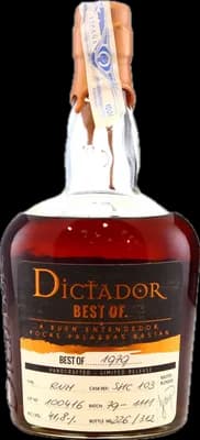 Bouteille de spiritueux : Best Of 1979 41,8% de la marque Dictador