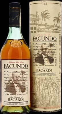 Bouteille de spiritueux : Selected Fine Rum Facundo de la marque Bacardi