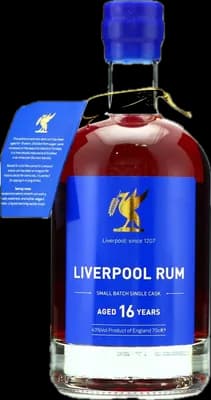 Bouteille de spiritueux : Liverpool Rum Small Batch Single Cask 16 Years de la marque Liverpool Gin Distillery