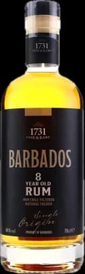 Bouteille de spiritueux : Barbados 8 ans de la marque 1731 Fine & Rare