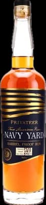 Bouteille de spiritueux : Navy Yard Barrel Proof Rum de la marque Privateer Rum Distillery