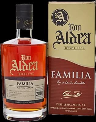 Bouteille de spiritueux : Familia 15 ans 2001 de la marque Ron Aldea