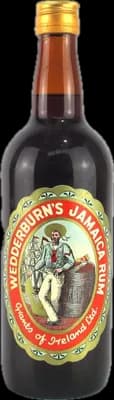 Bouteille de spiritueux : Wedderburn's Jamaica Rum 1960s de la marque Grants of Ireland