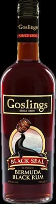 Bouteille de spiritueux : Black Seal Rum de la marque Goslings