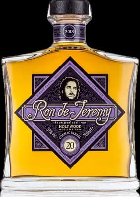 Bouteille de spiritueux : Holy Wood 20 YO Cognac Barrel de la marque Ron de Jeremy