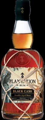 Bouteille de spiritueux : Black Cask Double Aged Barbados & Guatemala de la marque Plantation