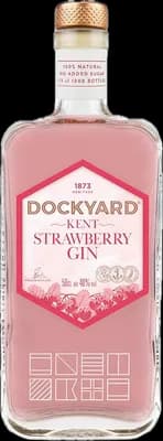 Bouteille de spiritueux : Kent Strawberry Gin de la marque Dockyard