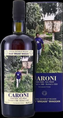 Bouteille de spiritueux : 4th Employees Balas „Brigade“ Bhaggan de la marque Caroni