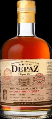 Bouteille de spiritueux : Small Batch de la marque Depaz
