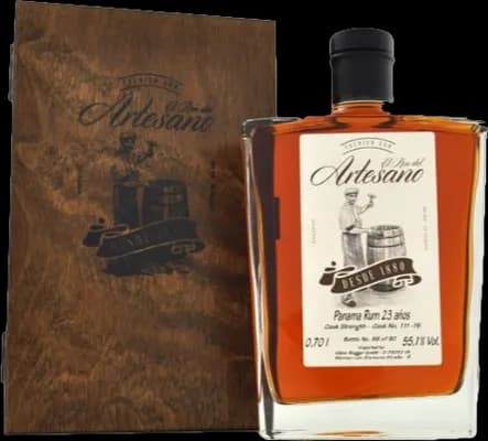 Bouteille de spiritueux : Panama Rum 23 Años de la marque El Ron del Artesano
