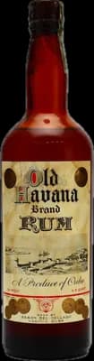 Bouteille de spiritueux : Old Havana Brand circa 1950s de la marque Ramon del Collado