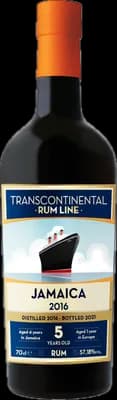 Bouteille de spiritueux : Jamaica 2016 de la marque Transcontinental Rum Line