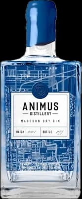 Bouteille de spiritueux : Macedon Dry Gin de la marque Animus