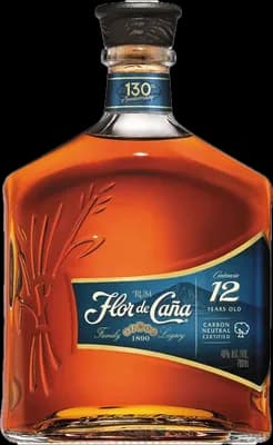 Bouteille de spiritueux : 12 Years Old de la marque Flor de Caña