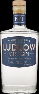 Bouteille de spiritueux : No. 1 Wardington's Original Dry Gin de la marque Ludlow