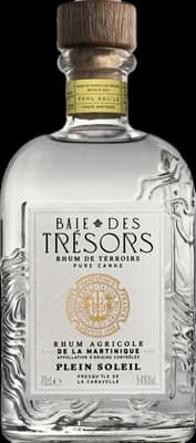 Bouteille de spiritueux : Plein Soleil de la marque Baie des Trésors