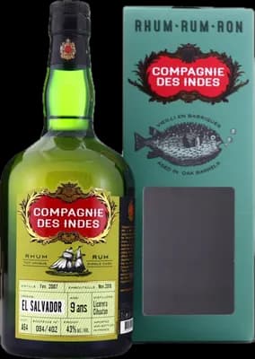 Bouteille de spiritueux : El Salvador de la marque Compagnie des Indes