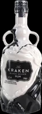 Bouteille de spiritueux : Black Spiced Rum Limited Edition Ceramic Black & White 2017 de la marque Kraken