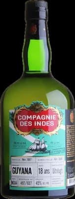 Bouteille de spiritueux : Guyana 18 Ans – Single Cask de la marque Compagnie des Indes