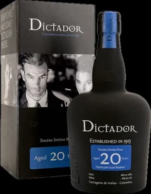 Bouteille de spiritueux : 20 Years Solera de la marque Dictador